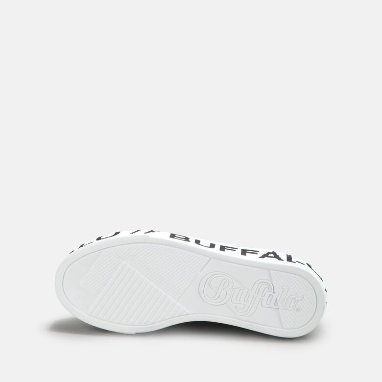 Paired T1 Sneaker Low vegan, schwarz-weiß