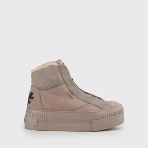 Paired PL Sneaker Nubuck leather, taupe