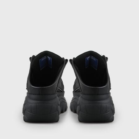 Buffalo Classic Half Shoe aus Leder schwarz