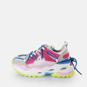 Triplet Lace Sneakers Low vegan, light grey/neon multicolour  