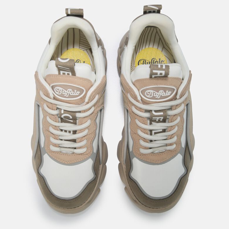CLD Chai Street-Sneaker Low vegan, beige und weiß
