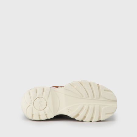 Classic Plateau-Sneaker hellbraun/weiß