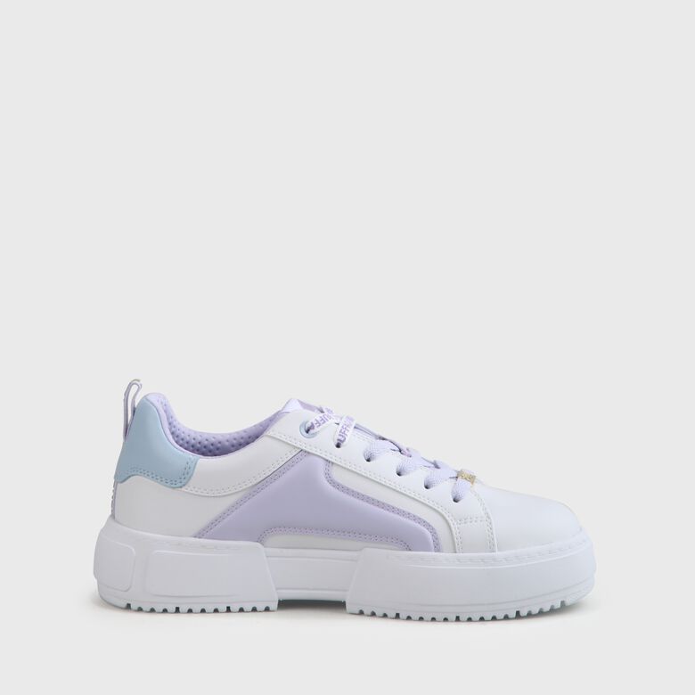 RSE V1 vegan sneakers, white/purple