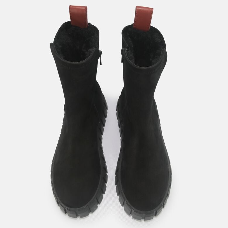 Salome Boot nubuck leather, black