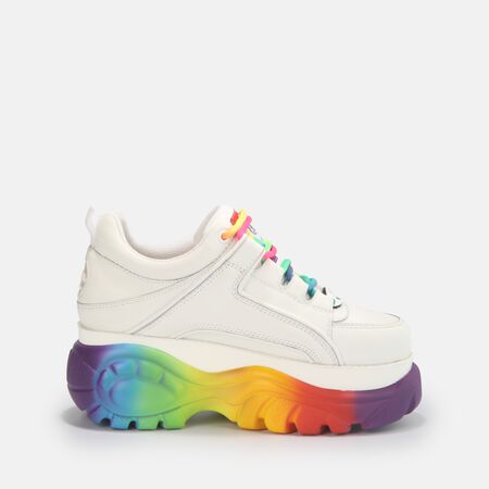 Order Classic Sneaker Low Calf Leather, white with rainbow|Last Sizes ...