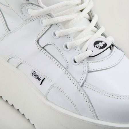Rising Towers Low nubuck leather white