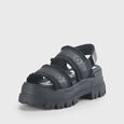 ASPHA STR platform sandal, black