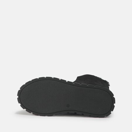 Saba Bootie Flat premium nubuck leather, black