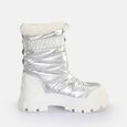 Aspha Quilt Snowboot Ankle-Boot vegan, silber  