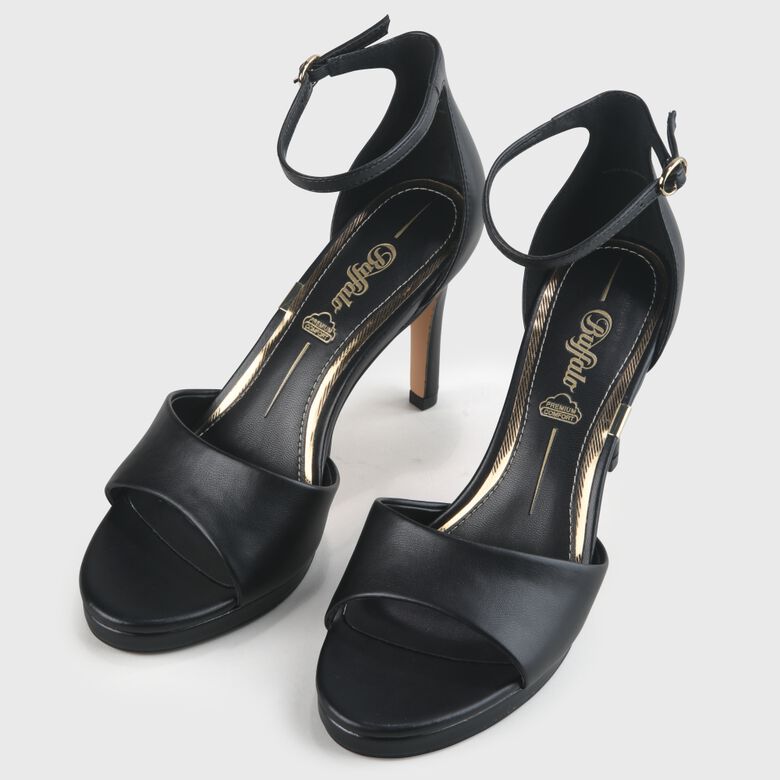 Ronja high-heeled sandal vegan, black